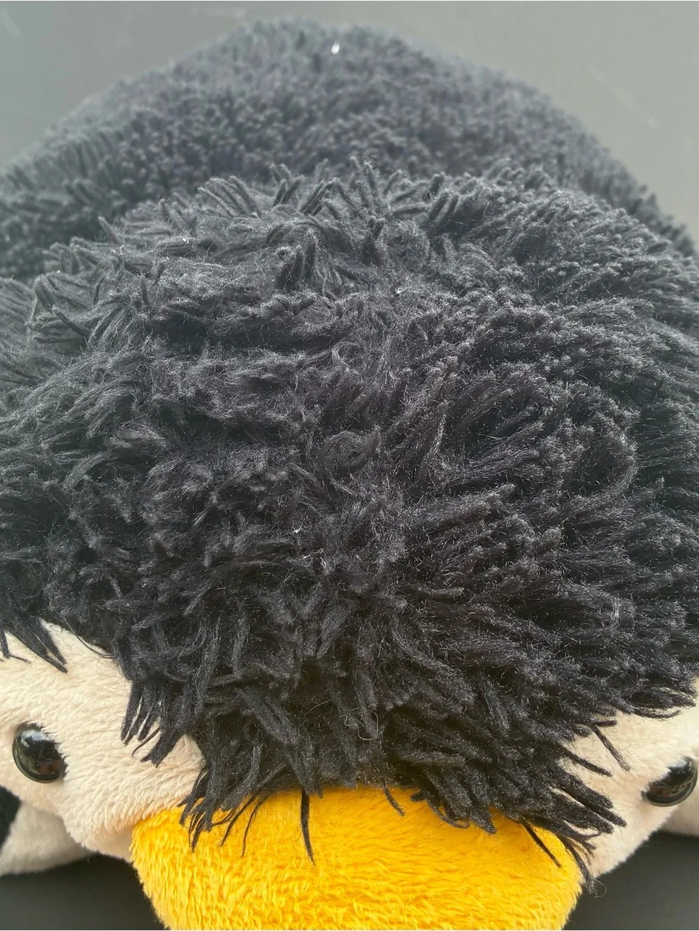 Plush Penguin Pillow – Black and Yellow Soft Stuffed Animal 2010 18
